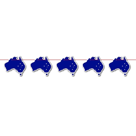 Australia Day Paper Bunting Kmart