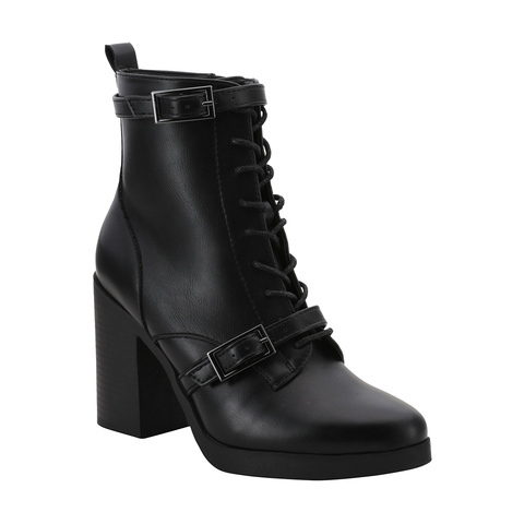 buckle platform boots