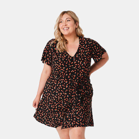 Kmart animal print dress top