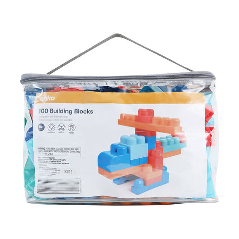 100 Piece Block Bag | Kmart