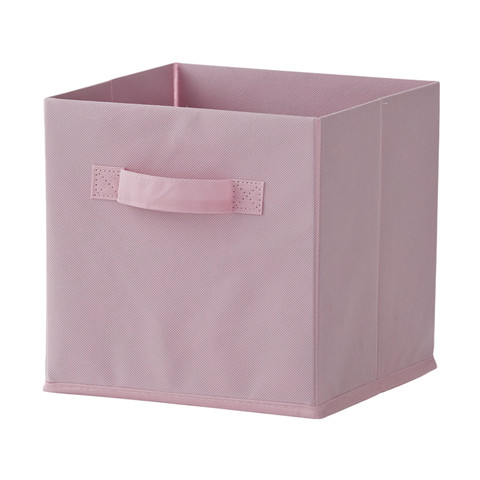 Non Woven Collapsible Storage Cube Pink Set Of 3 Kmart
