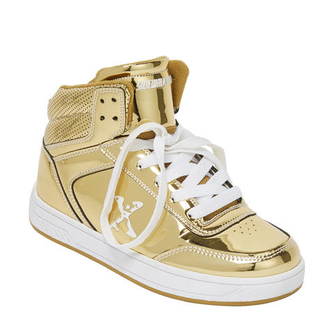 Sidewalk Sports Size 5 Metallic Gold Look Roller Shoes | Kmart