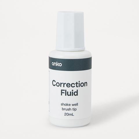 beige correction fluid