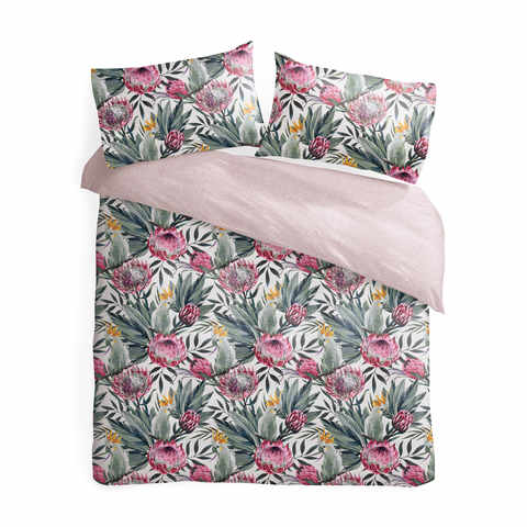 Matilda Reversible Quilt Cover Set King Bed Kmart