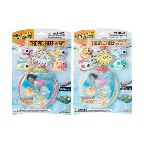 The Original Splash Bombs Tropic Reef Scrambler Dive Set Assorted Kmart