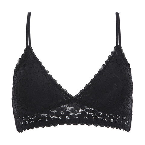 Wirefree Lace Bralette - lace bralette roblox