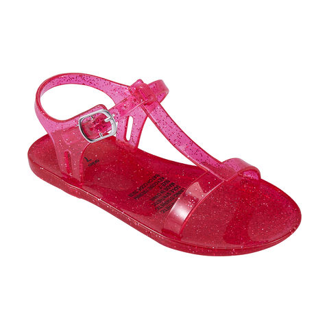 pink jelly sandals for adults