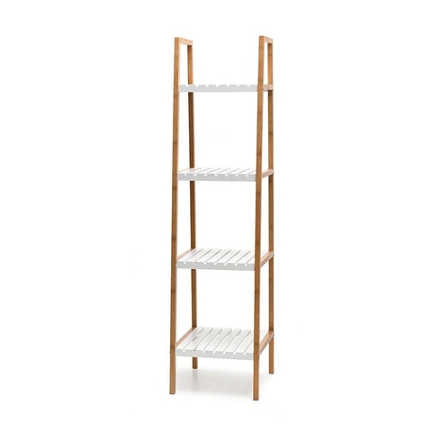 4 Tier Shelf With Bamboo Shelf Kmart