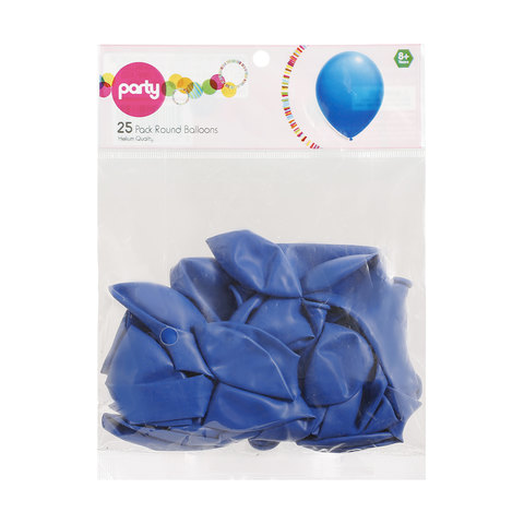 25 pack blue balloons kmart