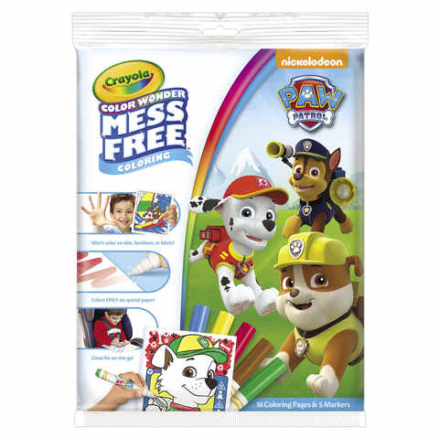 Crayola Color Wonder Paw Patrol Colouring Kit Kmart