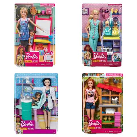Barbie Careers Playset Assorted Kmart - barbie theme song roblox id photos barbie collections