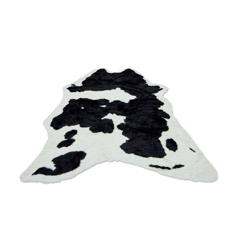 Black Faux Cow Hide Rug Kmart