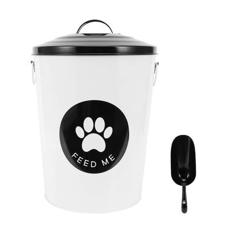 metal dog food bin