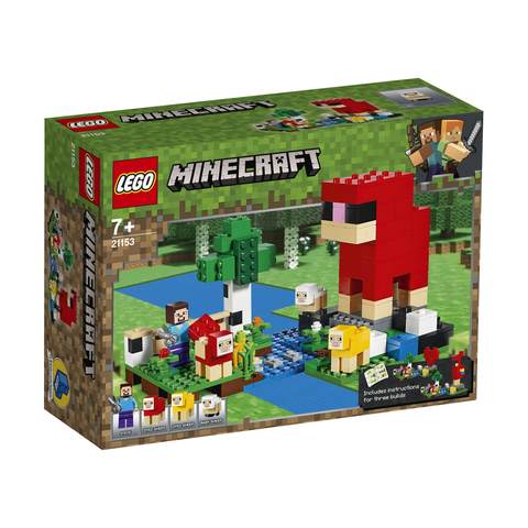 Lego Minecraft The Wool Farm 21153 - roblox lego modulars game
