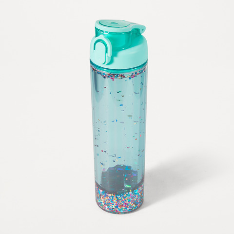 500ml Mint Glitter Guzzler Drink Bottle 