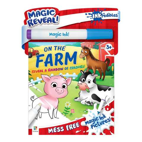 INKredibles Magic Ink Pictures: On the Farm Activity Book - Kmart