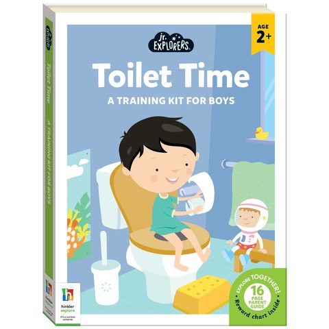 Jr Explorers Toilet Time A Training Kit For Boys Book Kmart