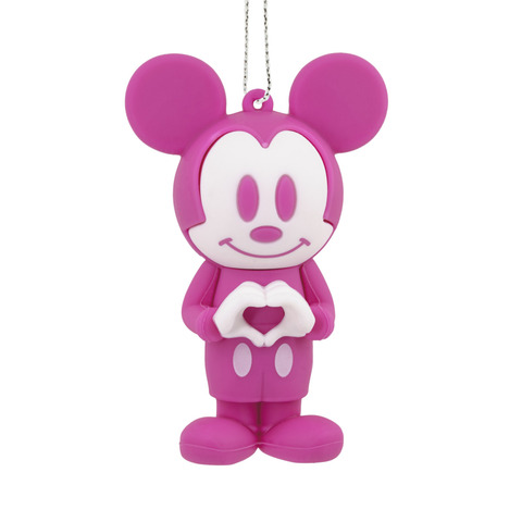Hallmark Christmas Ornament Disney Mickey Mouse Heart Pink Kmart