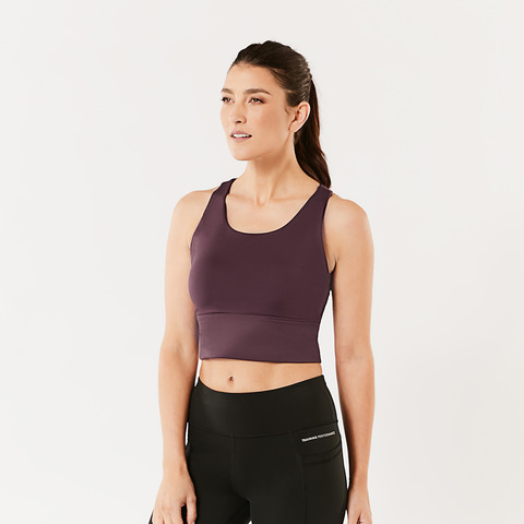 Active Womens Longline Crop Top Kmart