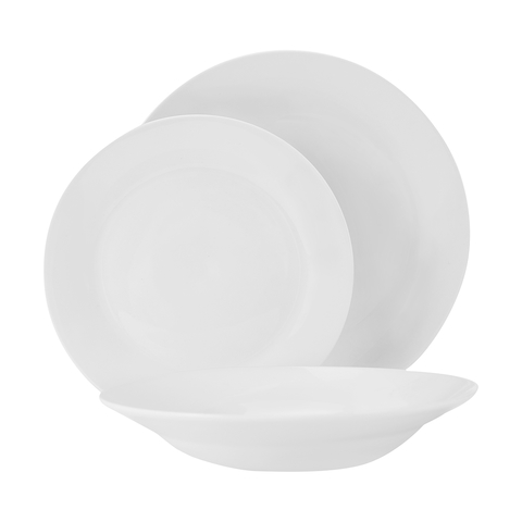 12 Piece White Dinner Set