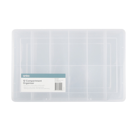 12 Compartment Organiser Kmart