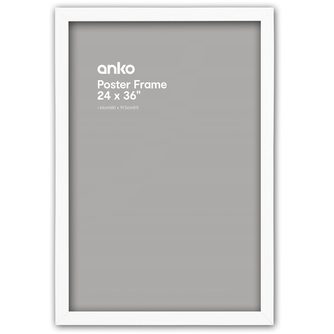 Large Poster Frame 61cm X 91 5cm White Kmart