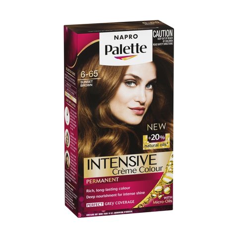 Napro Palette Permanent 6 65 Sunset Brown Intensive Creme Colour