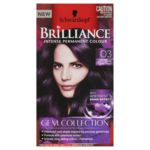 Schwarzkopf Brilliance Intense Permanent Colour 03 Dark Amethyst