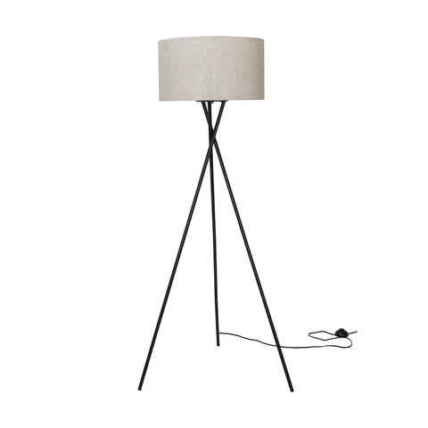 Linen Look Tripod Floor Lamp Kmart