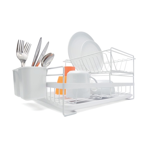 2 Tier Dish Rack White Kmart - best kmart 2 roblox