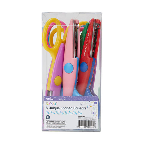 different shaped scissors