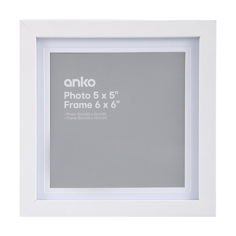 Frame 5in X 5in Nice White Kmart