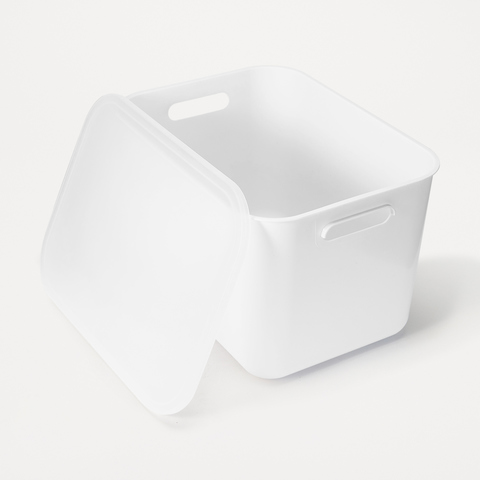 Medium Plastic Storage Box White Kmart Medium Plastic Storage Box White Kmart, Clear Storage Containers Kmart