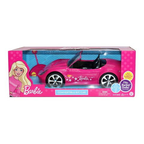Barbie Convertible Remote Control Car 