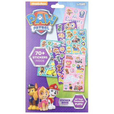 paw patrol stickers kmart