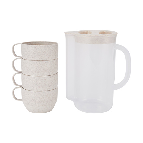 Jug with Stackable Cups | Kmart