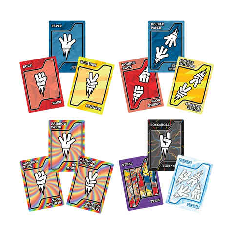 Duellerz Card Game Deck Rock Paper Scissors Kmart