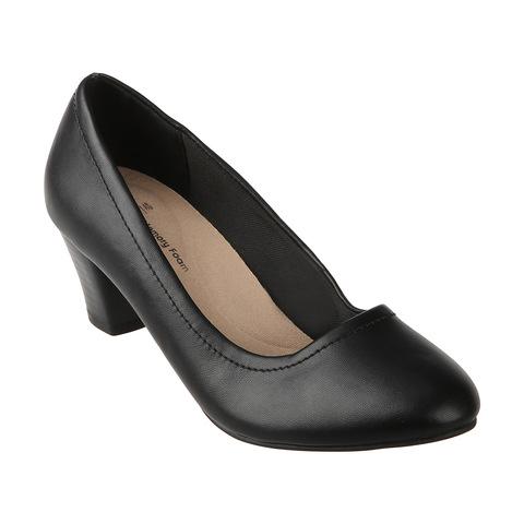 low heel court shoes with strap