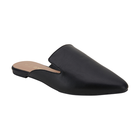 pointed slip on mules