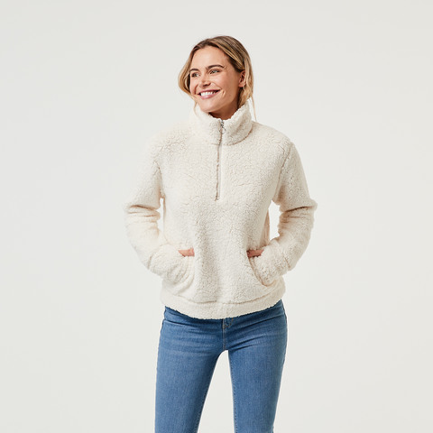 sherpa womens sweatshirt