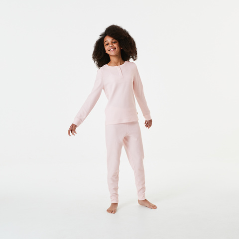 Organic Waffle Pyjama Set Kmart