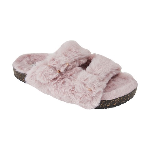 Diverse varer kant Idol Furry Footbed Slippers - Kmart