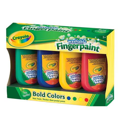 crayola washable fingerpaints set of 4 kmart