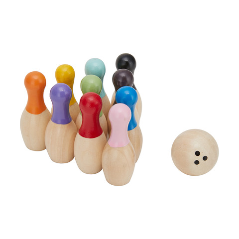 wooden bowling set kmart