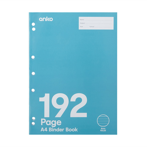 a4 binder book 192 pages page binder