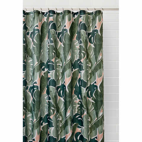 Shower Curtain Leaf Kmart, Leaf Shower Curtain