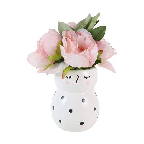 Face Vase With Flowers Kmart