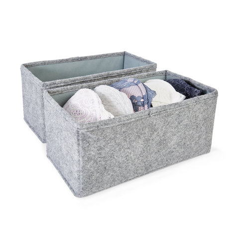 2 Felt Drawers Organisers Kmart