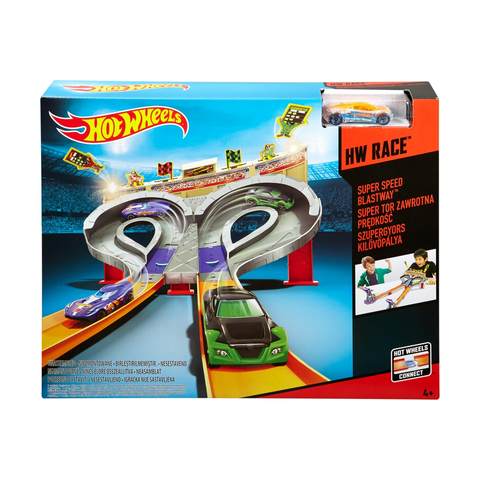 hot wheels super speed blastway track set