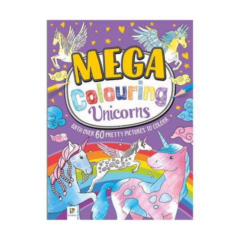 Download Mega Unicorns Colouring Book Kmart